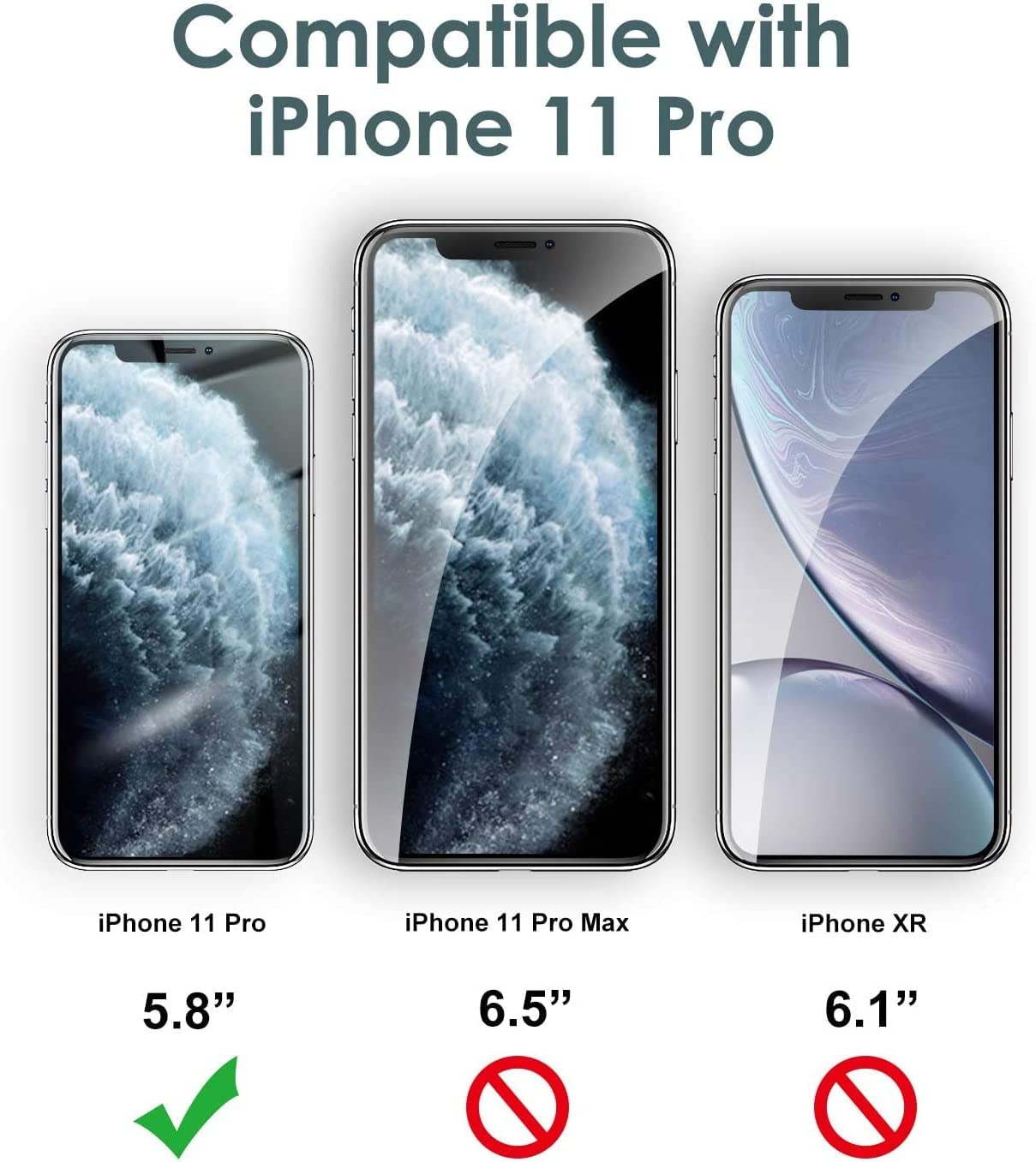 Wireless Rock Silicone Case for iPhone 11 Pro, 5.8-Inch, Silky-Soft Touch, Full-Body Protective Case, Shockproof Cover