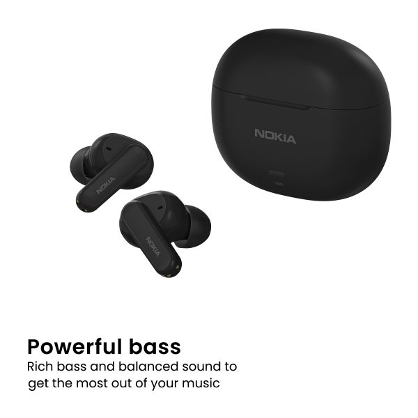 Nokia Clarity Go Earbuds 2 Pro Wireless Active Noise Canceling-Black