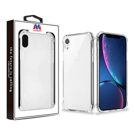 MyBat Sturdy Gummy Cover for Apple iPhone XR - Highly Transparent Clear