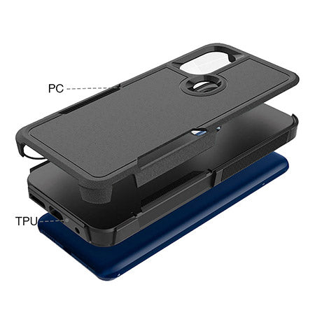 Ondigo Moto G Play 2023, G Pure, G Power (2022) Absolute Thick Tough Hybrid Case Cover