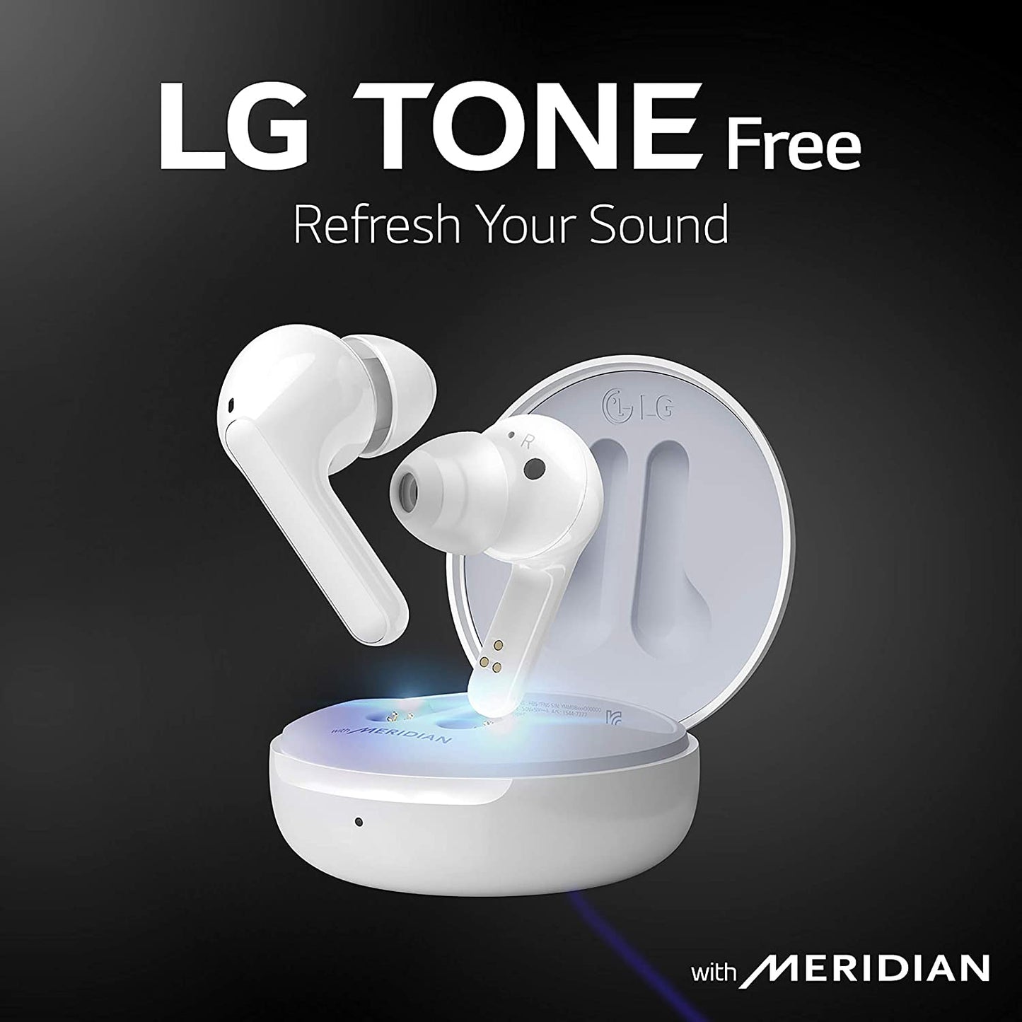 LG TONE Free FN5W - Wireless Charging True Wireless Bluetooth Earbuds with Meridian Sound