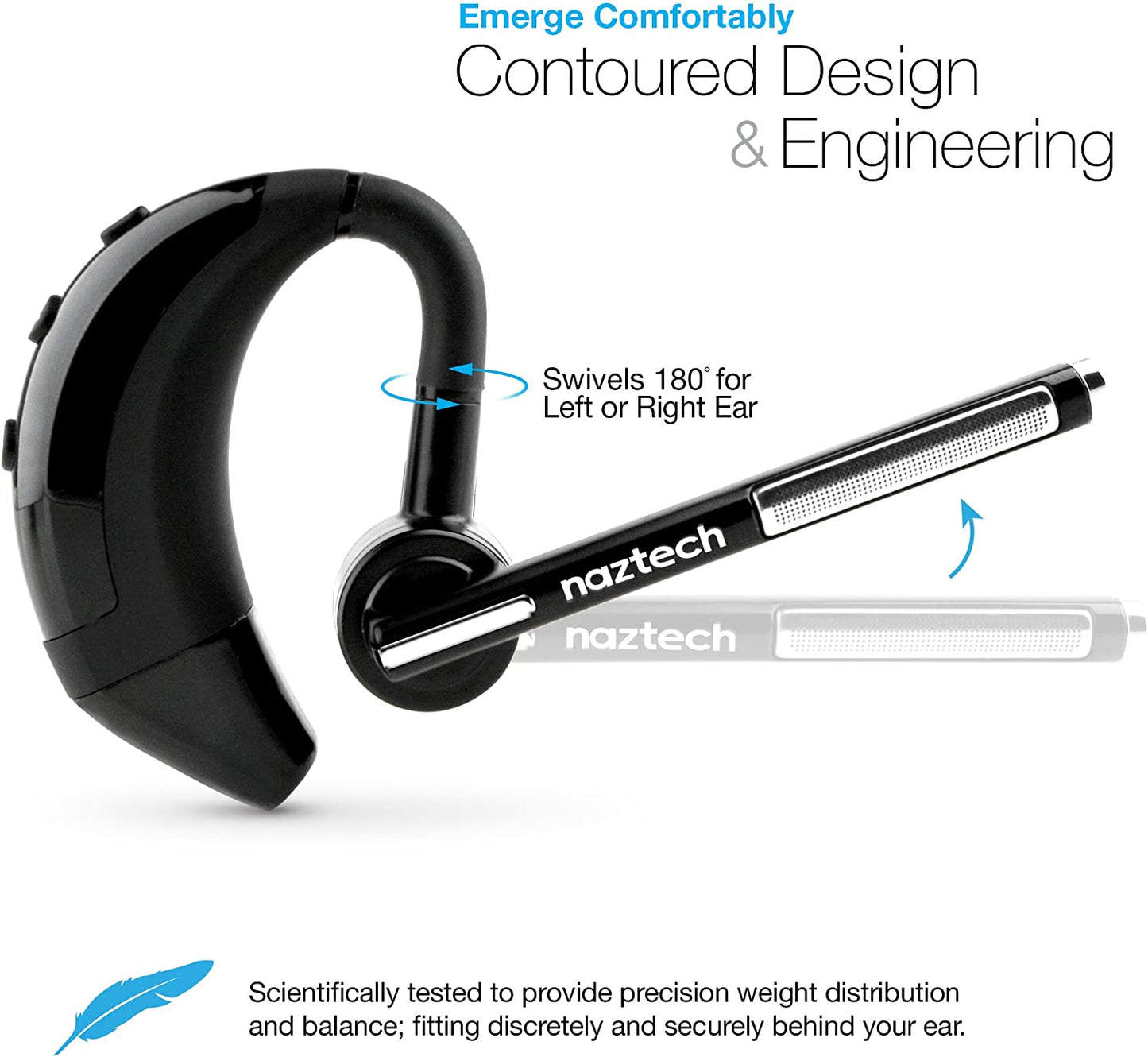 Naztech N750 Emerge Wireless BT Headset