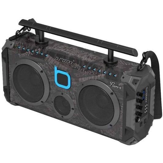 Bumpboxx Bluetooth Boombox Flare6 Black Graffiti BBG